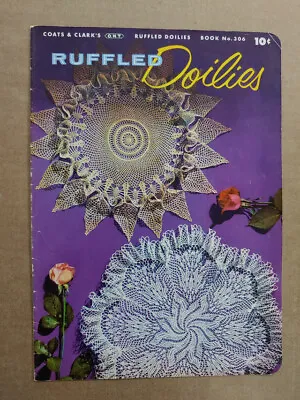 Doilies Ruffled Flowers Star Book 306 Vintage Crochet Patterns M372 • $14.99