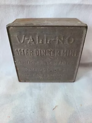 Vintage V-all-no Mfg Co Of America After Dinner Mint Tin • $12