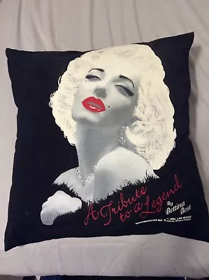 Vintage Marilyn Monroe Throw Pillow From 1994 By Bettina Best Super Rare L@@k!! • $125