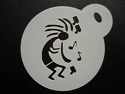 60mm Music Man Design Cake Cookie Craft & Face Painting Stencil • £1.50