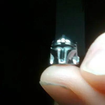 Starwars Mandalorian Helmet Charm Sterling Silver • £12