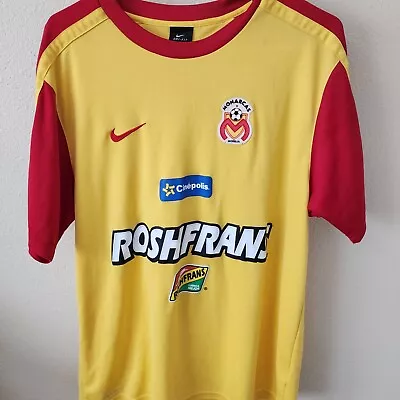 Nike Monarcas Morelia 11/12 Home Jersey Yellow/Red LARGE RARE MADE IN MEXICO • $99.99