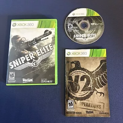 Sniper Elite V2 Microsoft Xbox 360 Video Game Complete Manual Mint Tested • $13