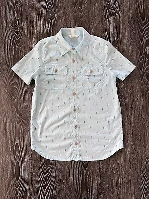 Matilda Jane Boy Mr. Cottontail Carrots Easter Button Up Shirt Size 12 EUC • $19.99