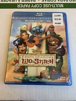 Lilo And Stitch: 2-Movie Collection (Blu-ray/DVD 2013 3-Disc Set) Brand New • $15