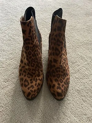 Ladies MISS KG Animal Print Size 8 Ankle Boots.(worn Once) • £20