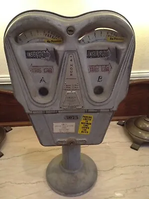 Vintage PARK-O-METER Parking Meter DUAL Rockwell • $149