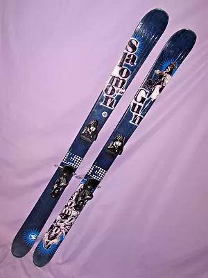 $178 • Buy Salomon 1080 GUN Twin Tip All Mountain Skis 164cm With Salomon Z12 Ski Bindings~