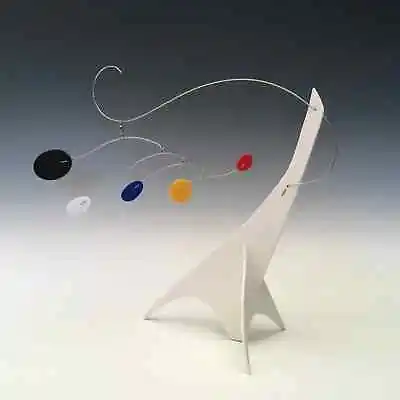 Modern Stabile Sculpture Peacenik Table Top Mobile Sculpture Home Decor By FRITH • $165