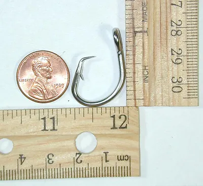 50 39965 Size 8/0 Stainless Steel Circle Hooks NEW • $17.17