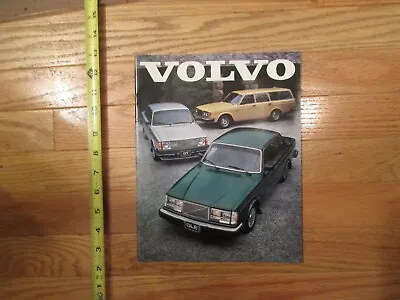 1980 Volvo Car Auto Dealer Showroom Sales Brochure Catalog 24 Pages • $9.99