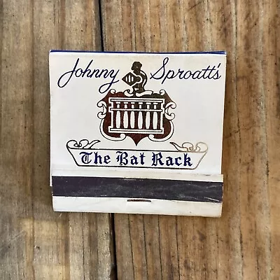 Johnny Sproatt’s The Bat Rack Steakhouse Santa Monica CA Collectible Matchbook • $14.97