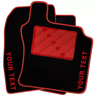 To Fit Black Car Mats For Jaguar (1959 - 1967) + Add Text [R] • £27.99