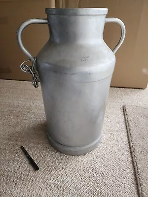 Vintage Aluminium Milk Churn Without Lid In Used Condition. 10 Gallon • £40