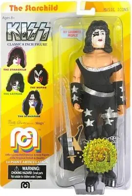 Mego Music Icons KISS The Starchild 8  Action Figure • $13.95