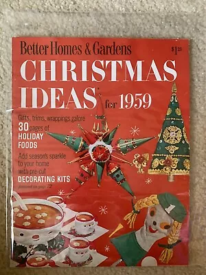 Better Homes & Gardens CHRISTMAS IDEAS For 1959 • $15