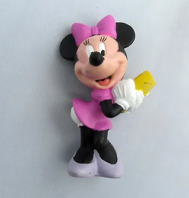 Disney Minnie Mouse Dress Purple Shoes Holding Book Figure Figurine Cake Topper • $4.60