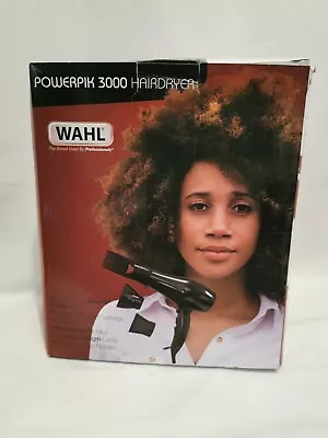 Wahl PowerPik 3000 Hair Dryer 1800W 3 Heat 2 Speed Settings • £19.99