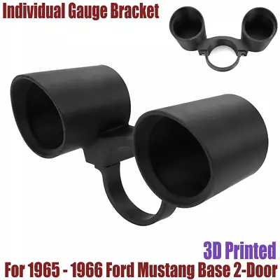 Custom Low Profile Rally Dual Gauge Pod For 1965 - 1966 Ford Mustang Base 2-Door • $49.99