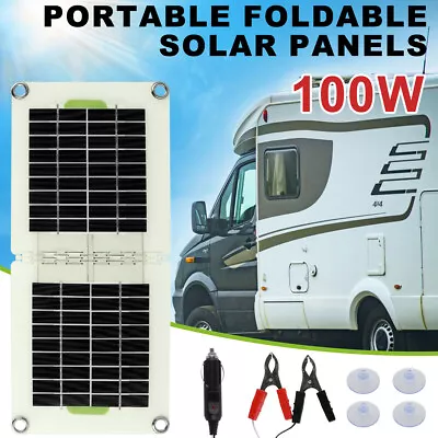 Solar Panel Kit 12V IP65 Waterproof Solar Charger Portable Foldable Charger ࿈ • £18.37
