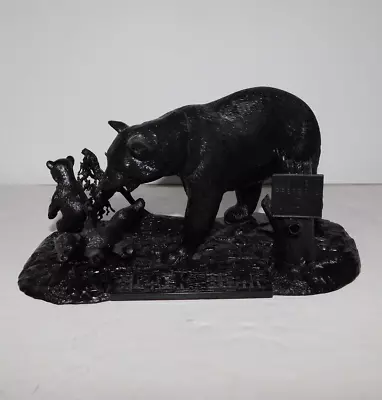 VTG 1962 Aurora Model Kit BLACK BEAR And Cubs Complete Unpainted READ • $33.99