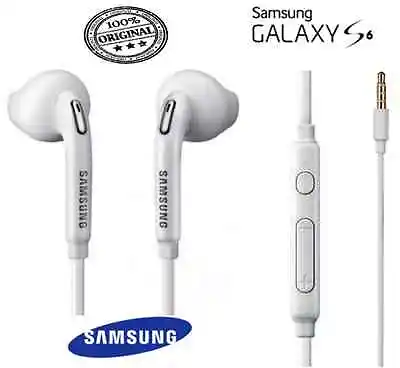 Genuine Samsung Galaxy S6 S7 S8 S9 S10 Earphone Hands-free With Microphone 3.5mm • $9.90