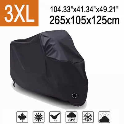 3XL Motorcycle Waterproof Cover For Harley-Davidson Dyna Night  Softail Springer • $28.99