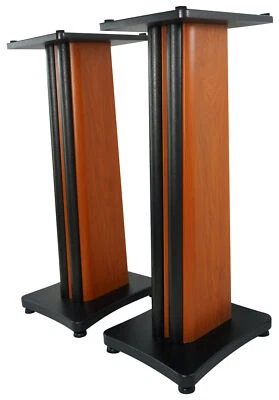 $119.95 • Buy 2 Rockville SS28C Classic Wood Grain 28  Speaker Stands Fits DALI SPEKTOR 1 WLNT