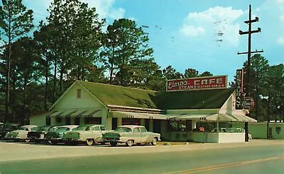 1956 Elmo's Restaurant Air Conditioned Bar Kingsland Georgia GA Posted Postcard • $9.97