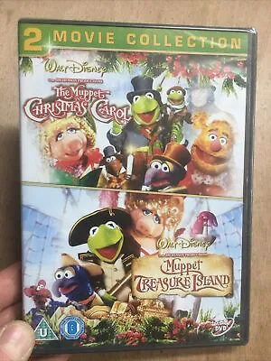 The Muppet Christmas Carol/Treasure Island(R2 DVD)New+Sealed Kermit Miss Piggy • £20