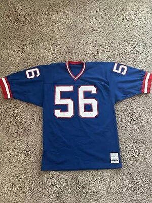 Vintage New York Giants Lawrence Taylor Sand-knit Jersey Sz L • $45