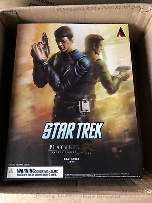 Star Trek Play Arts Kai Spock Action Figure By Square Enix Sealed • $89