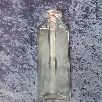 $14.90 • Buy Large 9⅝” Apothecary TRIANGLE  Canister Glass Bottle Jar Storage Deco Unusual 