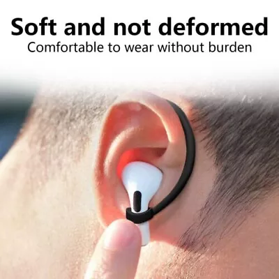 $5.50 • Buy Silicone Universal Anti-lost Ear Hook Holder For AirPods 1 2 Pro Wireless