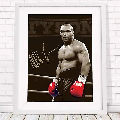 MIKE TYSON - Boxing Classic Poster Picture Print Sizes A5 To A0 **FREE DELIVERY* • $16.93