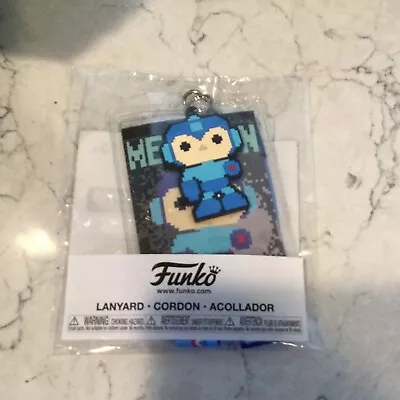 MEGA-MAN 8-Bit Funko POP! Lanyard Keychain GameStop EXCLUSIVE • $4.99