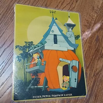 Vernon Grant Lithograph Peter Peter Pumpkin Eater 1938 Kellogg Co USA. PO • $31.20