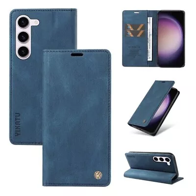 For Samsung S24 Ultra S23 S22 S21 S20 FE S10 S9 Plus Leather Wallet Case Cover • $13.69