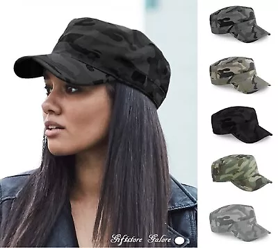 Mens Womens Camouflage Army Hat Camo Military Cadet Combat Fishing Baseball Cap • £7.95