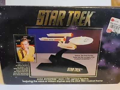 NEW Star Trek 47056 USS Enterprise NCC-1701 Lighted Figurine With Music & Voice  • $49.99