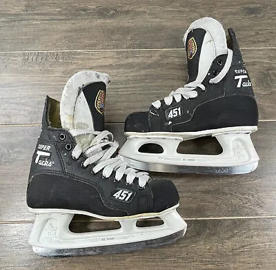 VTG CCM Super Tacks 451 Hockey Ice Skates Mens 5 SL-5000 • $52.50
