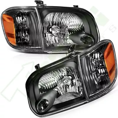 Fits Toyota Tundra 2005-2006 Front Headlights Assembly Pair Clear Lens Headlamp • $85.04