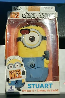 Despicable Me 2 Stuart MINION Chara-Covers IPhone 5 5s Case Cell Phone MISP • $7.19