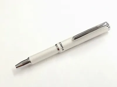 Zebra SL-F1 Mini Refillable Expandable Barrel Ball Point Pen WHITE • $10.99