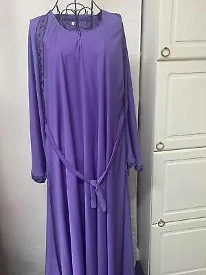 Purple Colour Umbrella Abaya • £13.99