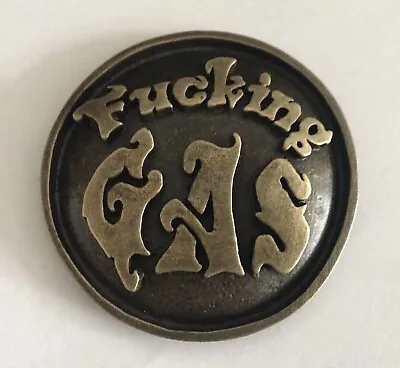 Unique Rare Antique Brass Harley-davidson Motorcycle F**king Gas Cap Cover • $34