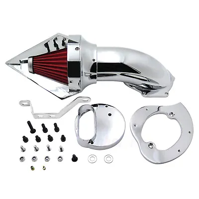 Chromed Air Cleaner Intake Kit Triangle For V-Star 1100 Dragstar XVS1100 99-2012 • $92.99