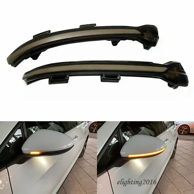 $25.99 • Buy Dynamic LED Side Mirror Blinker Turn Signal Lights For VW Golf7 R GTI MK7 MK7.5 