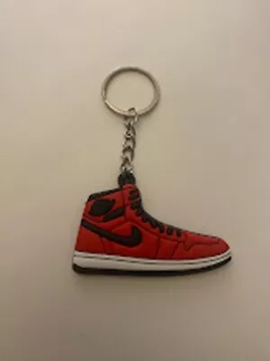 Air Jordan 1 Retro-(high Zoom Air Cmft Red Suede)-2d Sneaker Keychain • $5