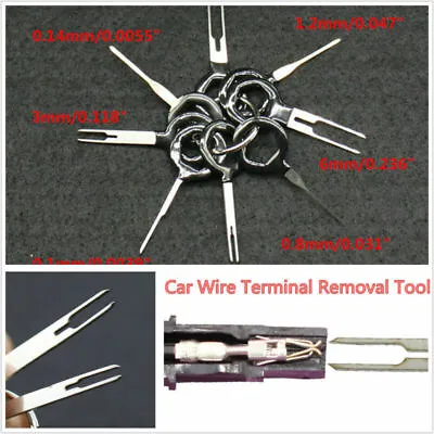 Car Terminal Removal Key Tool Wiring Connector Fast Extractor Puller Release Pin • $8.52